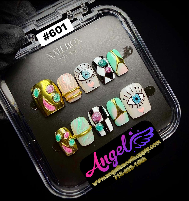 Angelina Handmade Custom Press-On | #601