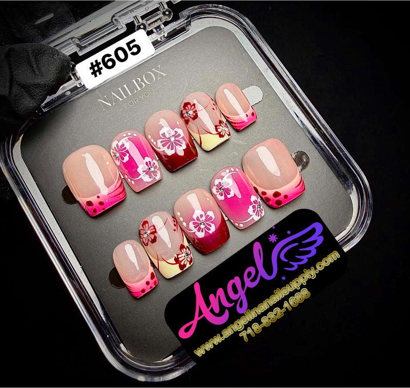 Angelina Handmade Custom Press-On | #605