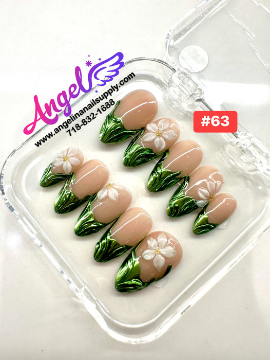 Angelina Handmade Custom Press-On | #060-#089