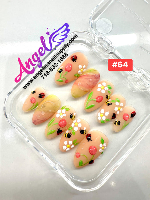 Angelina Handmade Custom Press-On | #060-#089