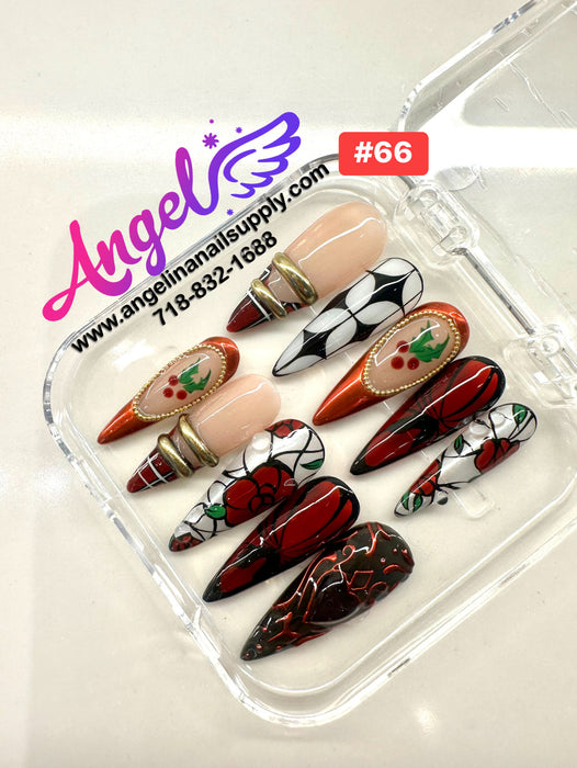 Angelina Handmade Custom Press-On | #060-#089