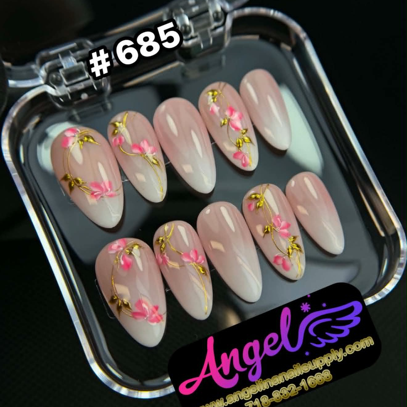 Angelina Handmade Custom Press-On #0685