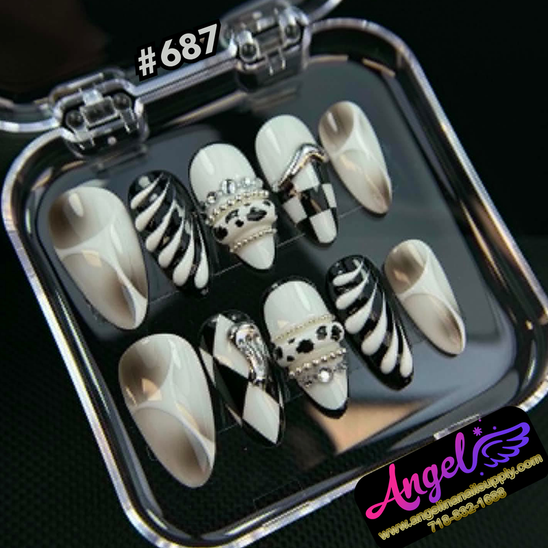 Angelina Handmade Custom Press-On #0687