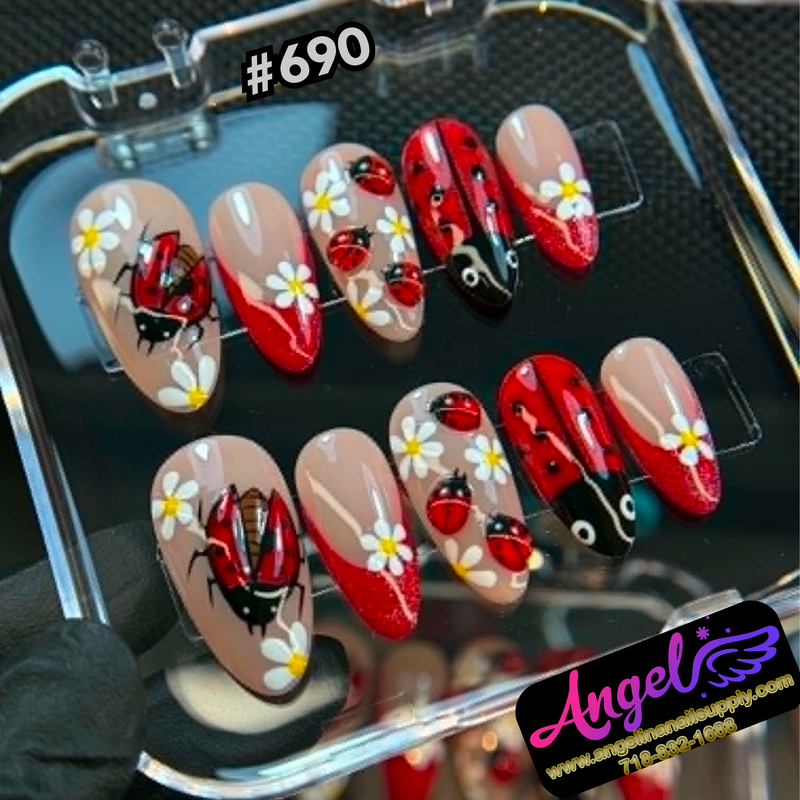 Angelina Handmade Custom Press-On #0690