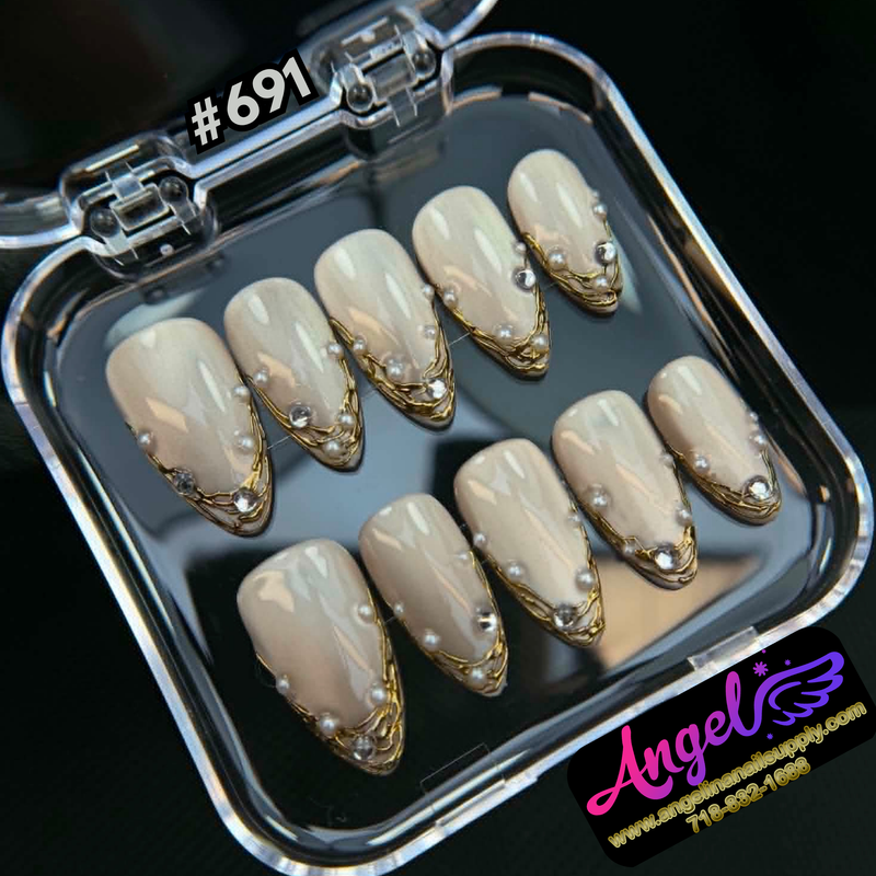 Angelina Handmade Custom Press-On #0691