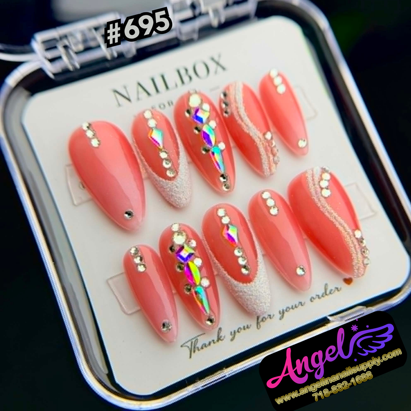 Angelina Handmade Custom Press-On #0695