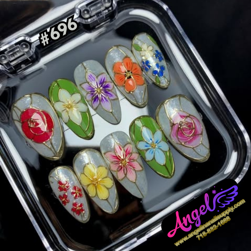Angelina Handmade Custom Press-On #0696