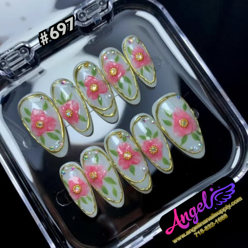 Angelina Handmade Custom Press-On #0697