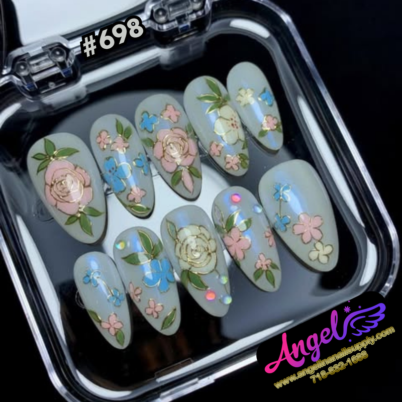 Angelina Handmade Custom Press-On #0698