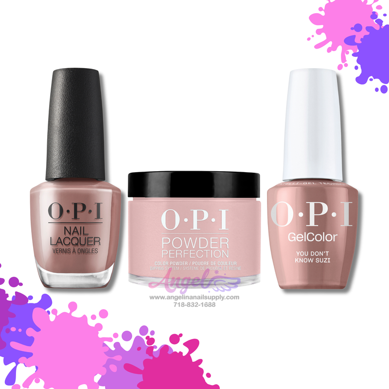 OPI 3in1 combo DP-GC-NL S063 You Don’t Know Suzi