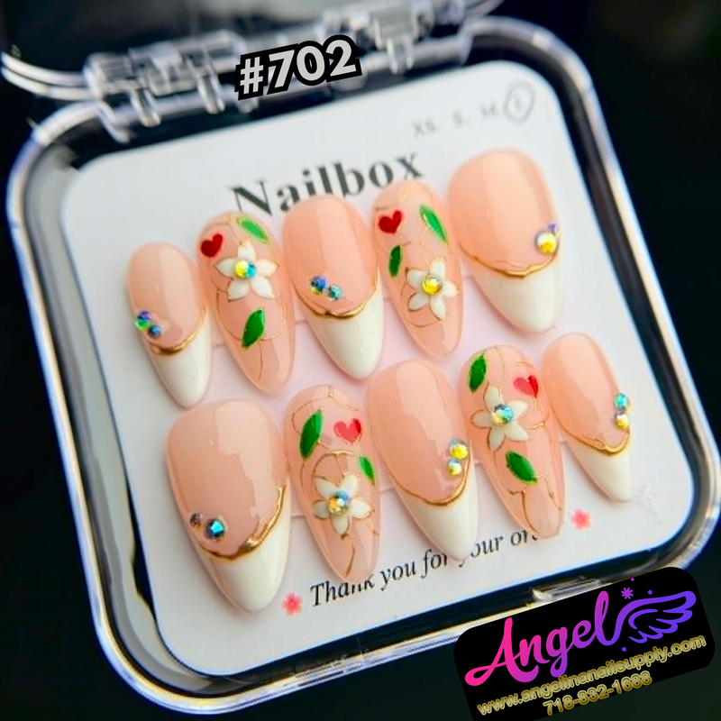 Angelina Handmade Custom Press-On #0702