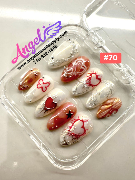 Angelina Handmade Custom Press-On | #060-#089