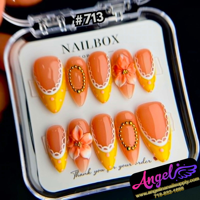 Angelina Handmade Custom Press-On #0713