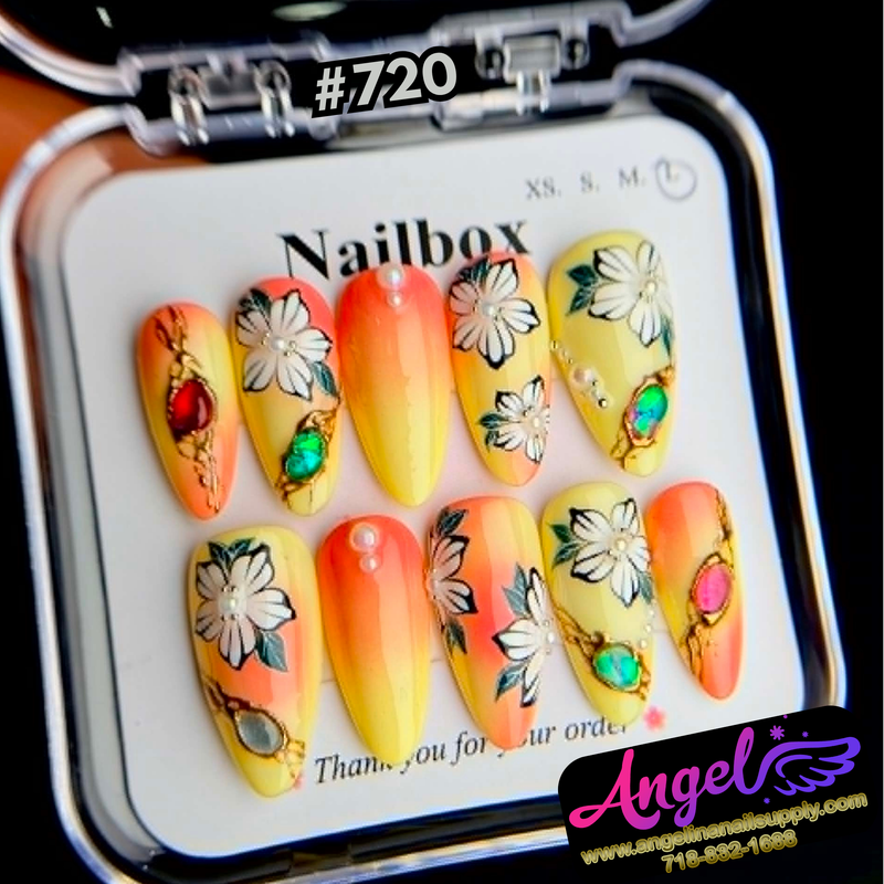 Angelina Handmade Custom Press-On #0720