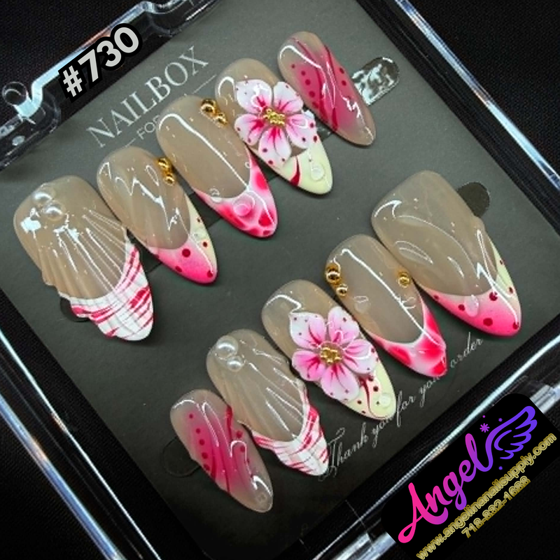 Angelina Handmade Custom Press-On #0730