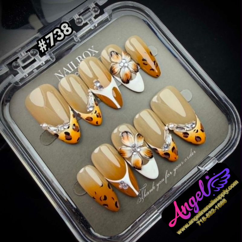Angelina Handmade Custom Press-On #0738