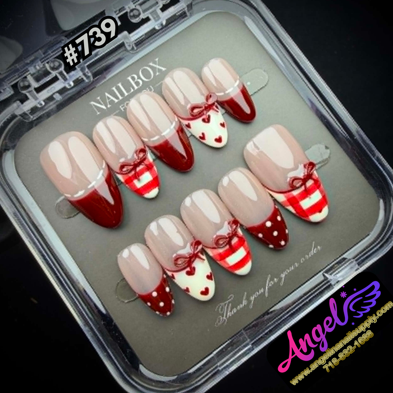 Angelina Handmade Custom Press-On #0739