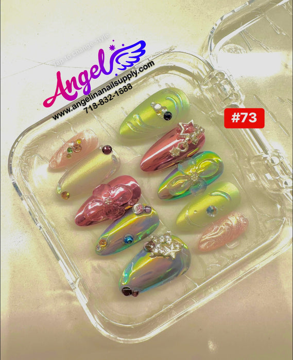 Angelina Handmade Custom Press-On | #060-#089