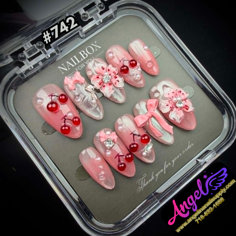 Angelina Handmade Custom Press-On #0742