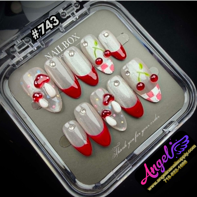 Angelina Handmade Custom Press-On #0743