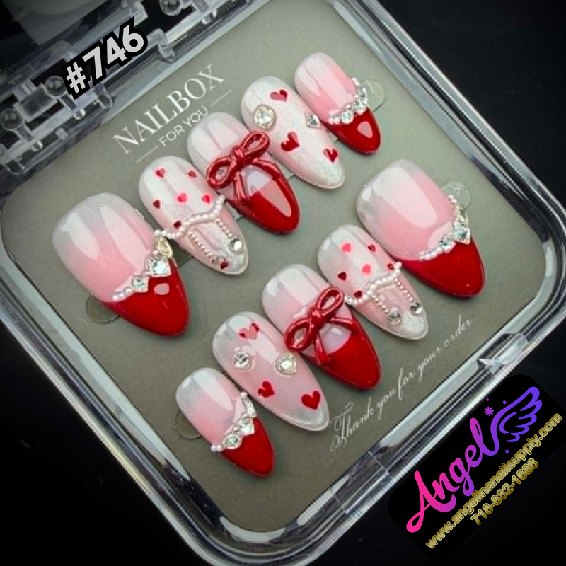 Angelina Handmade Custom Press-On #0746