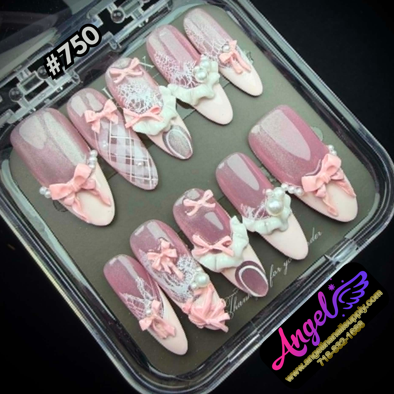 Angelina Handmade Custom Press-On #0750