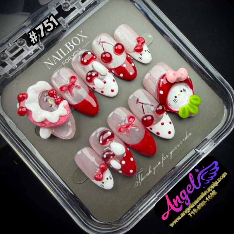 Angelina Handmade Custom Press-On #0751