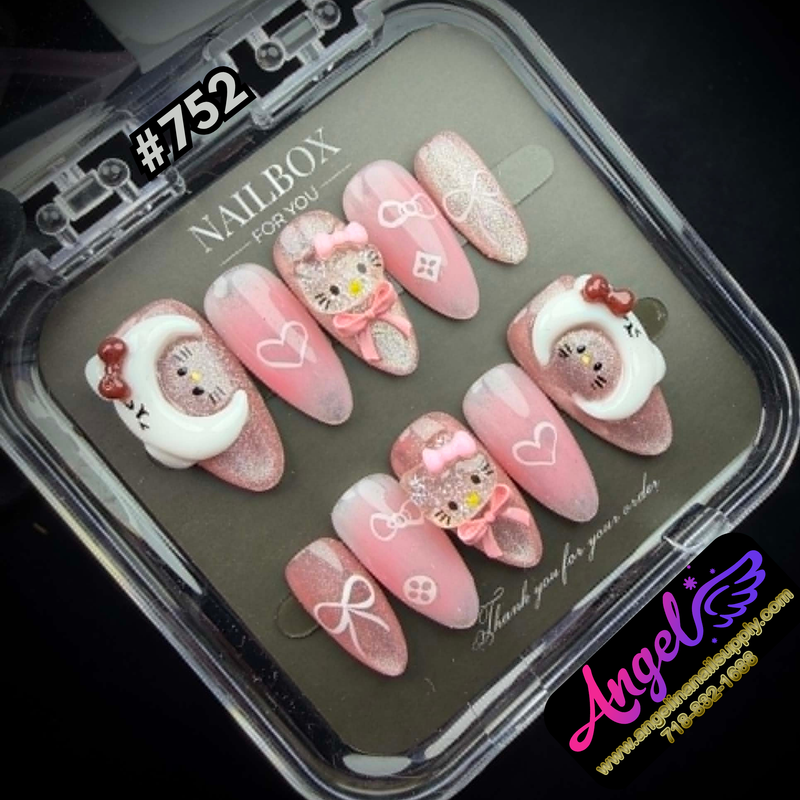 Angelina Handmade Custom Press-On #0752