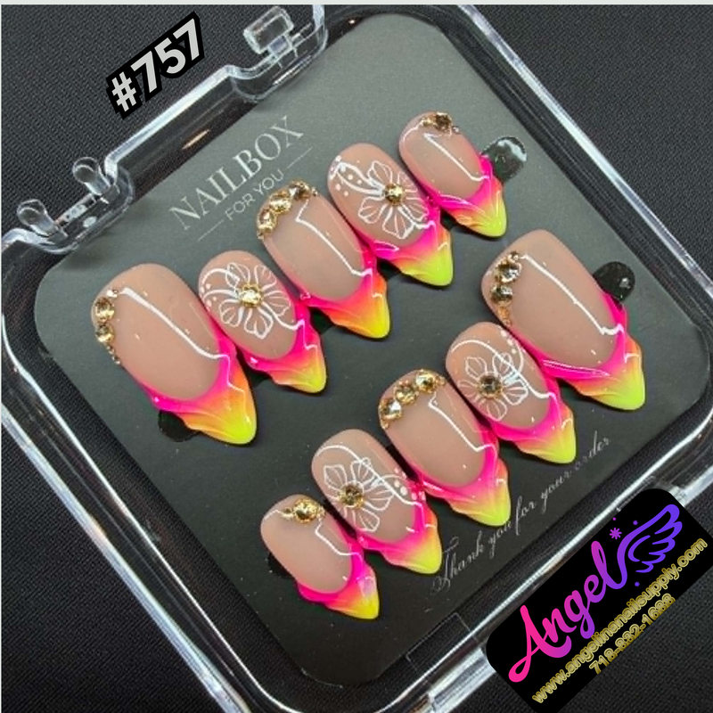 Angelina Handmade Custom Press-On #0757