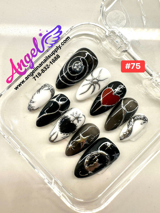 Angelina Handmade Custom Press-On | #060-#089