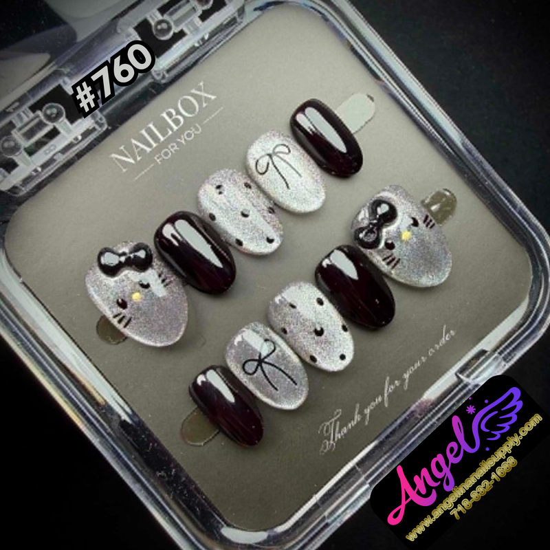 Angelina Handmade Custom Press-On #0760