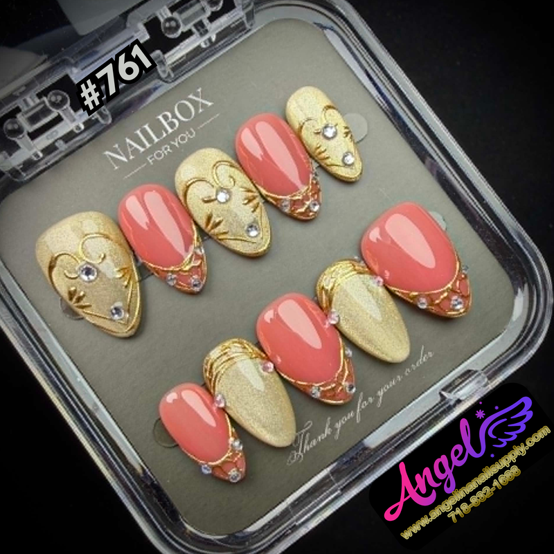 Angelina Handmade Custom Press-On #0761