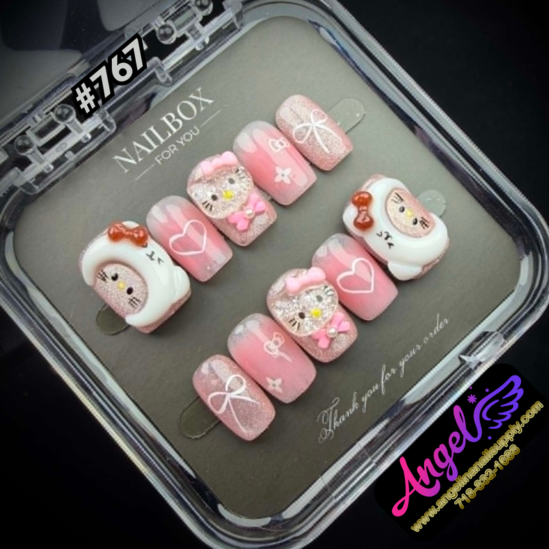 Angelina Handmade Custom Press-On #0767