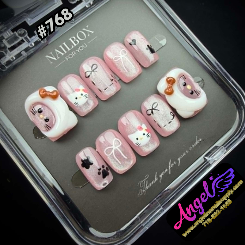 Angelina Handmade Custom Press-On #0768