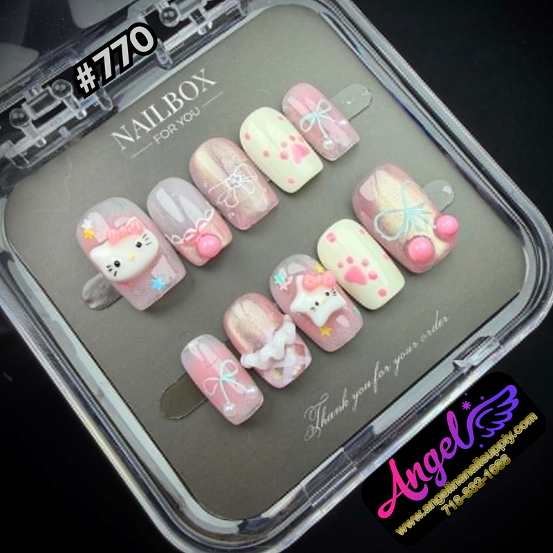 Angelina Handmade Custom Press-On #0770