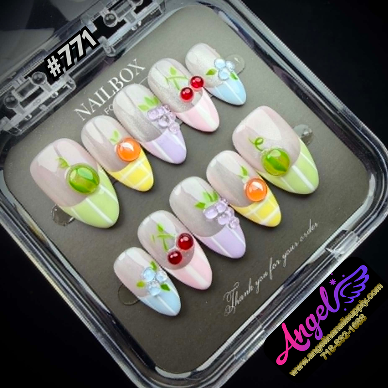 Angelina Handmade Custom Press-On #0771