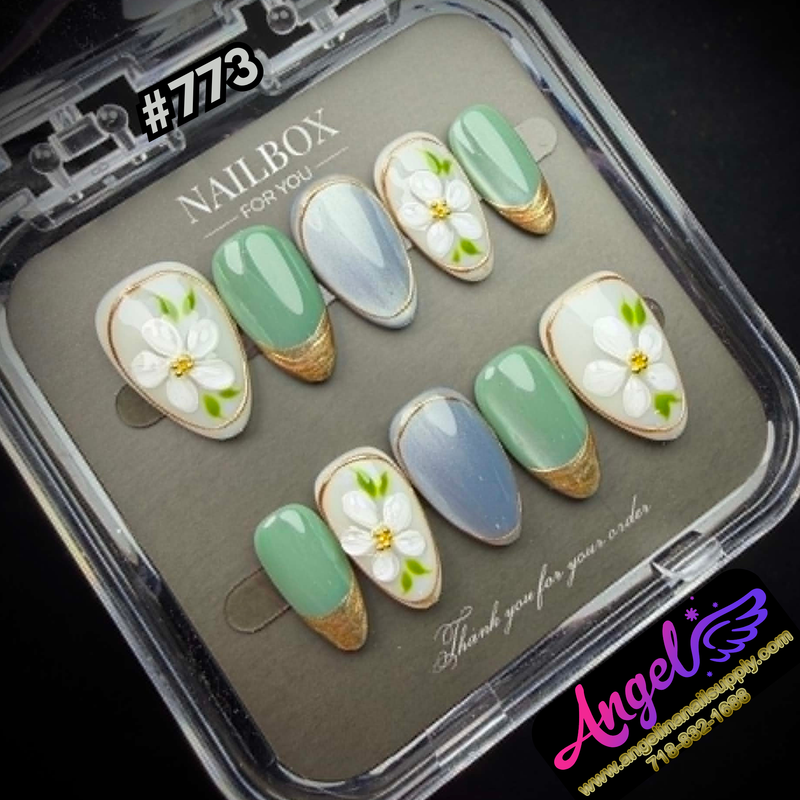 Angelina Handmade Custom Press-On #0773
