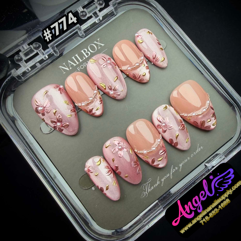 Angelina Handmade Custom Press-On #0774