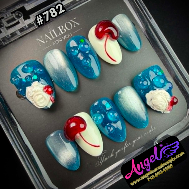 Angelina Handmade Custom Press-On #0782