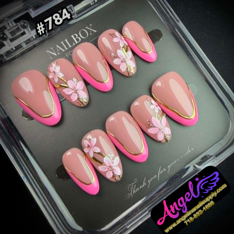 Angelina Handmade Custom Press-On #0784