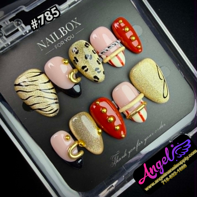 Angelina Handmade Custom Press-On #0785
