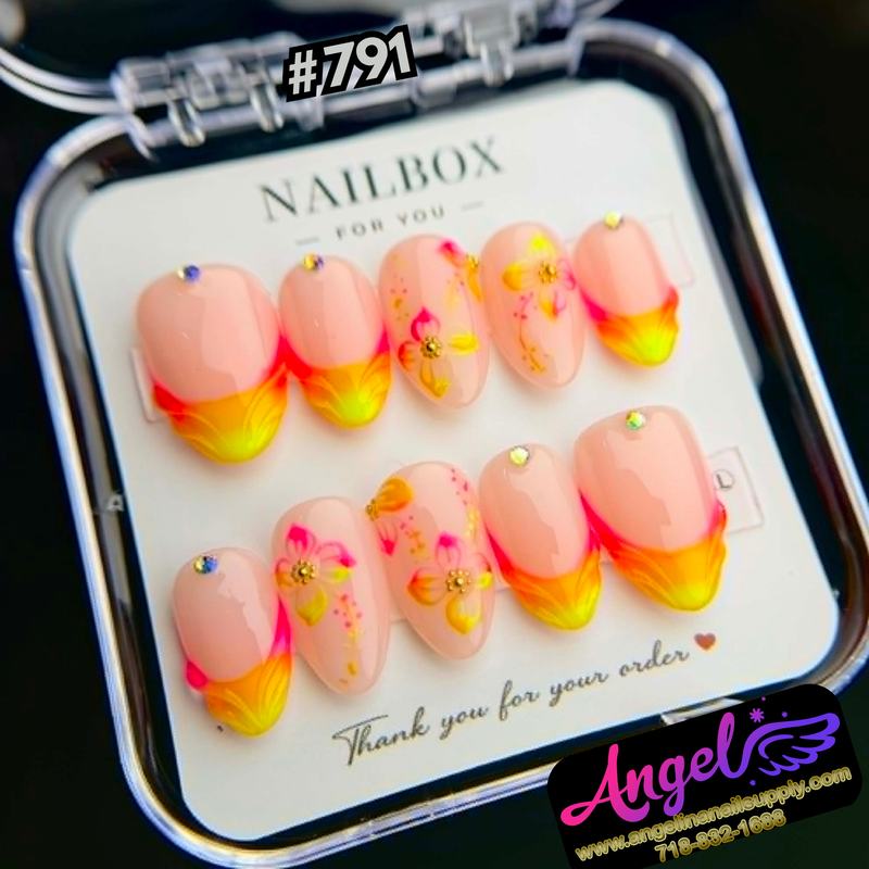 Angelina Handmade Custom Press-On #0791