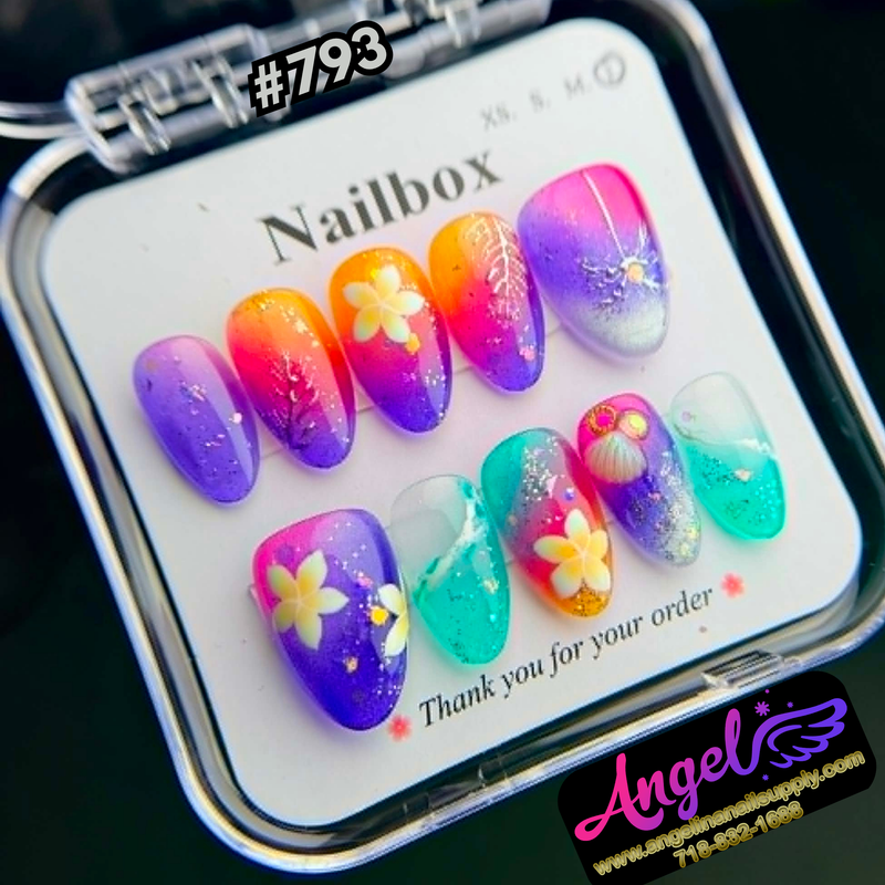 Angelina Handmade Custom Press-On #0793