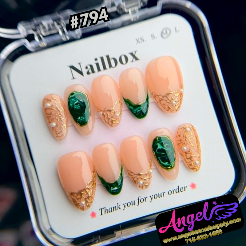 Angelina Handmade Custom Press-On #0794