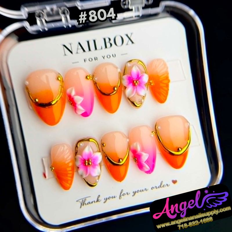 Angelina Handmade Custom Press-On #0804