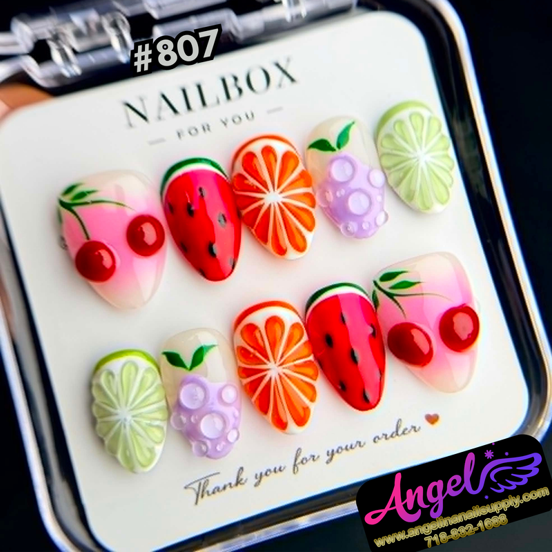 Angelina Handmade Custom Press-On #0807