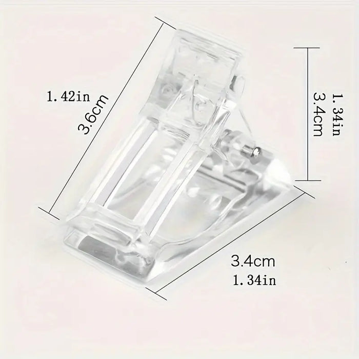 Crystal Nail Extension Mold Clip Clamp