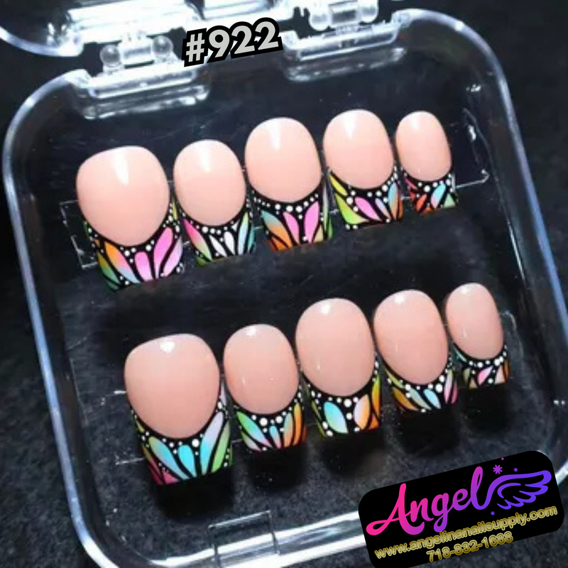 Angelina Handmade Custom Press-On #0922 - Retro Pop