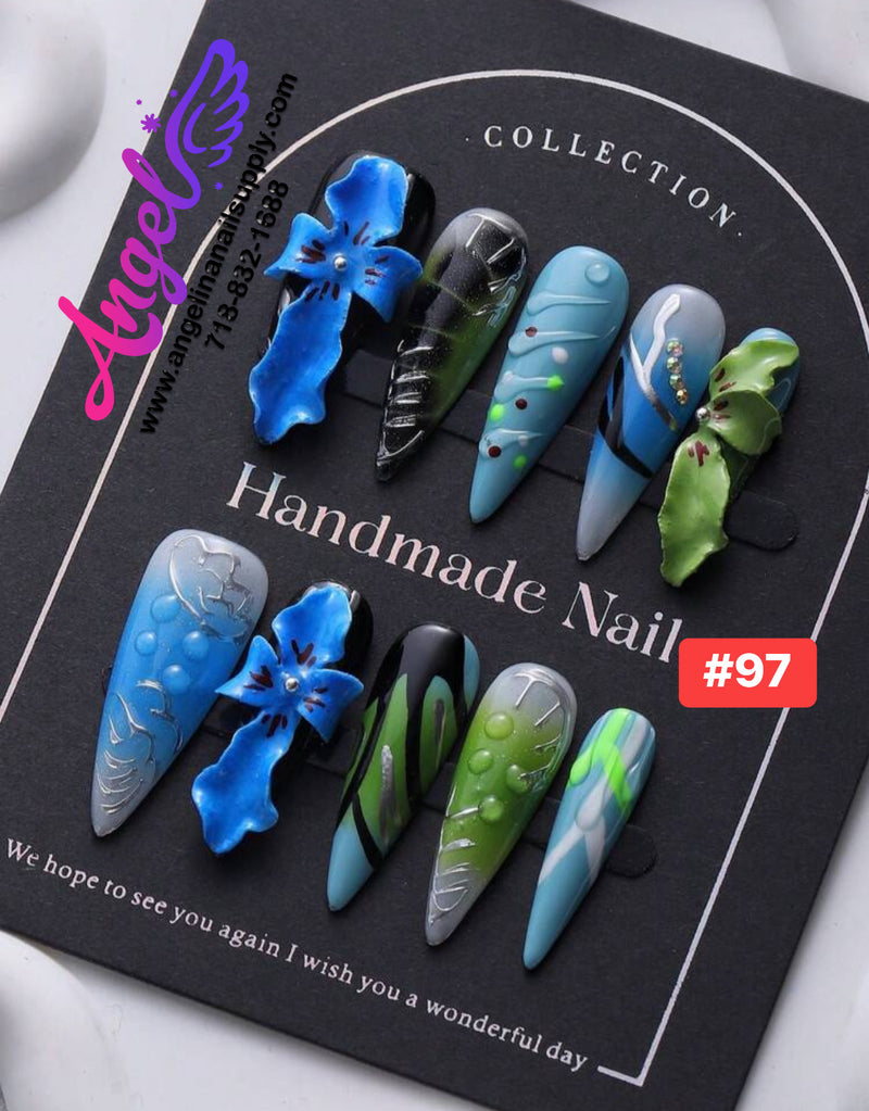 Angelina Handmade Custom Press-On | #090-#119