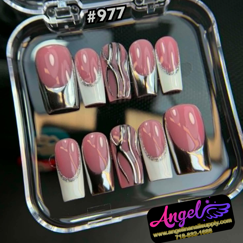 Angelina Handmade Custom Press-On #0977